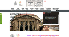 Desktop Screenshot of aldf.gob.mx